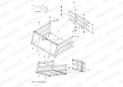 BODY | BODY, OPTIONS, STAKE BED, CLIP IN - L15G2A/L15G4A/L15G6A (49GEMOPTIONS12CLIP)