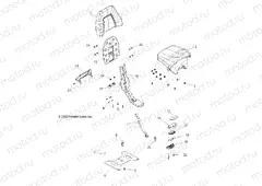 BODY | BODY, PASSENGER SEAT BOTTOM and SEAT BACK - A10DH50AX/AZ (49ATVSEATBOTTOM10SP500TRG)