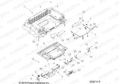 BODY | BODY, REAR BOX FRAME AND PIVOT - A20SWE57F1/S57C1/C2 (C0201015)