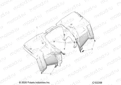 BODY | BODY, REAR CAB - A20S6E57A1/3A1 (C102358)