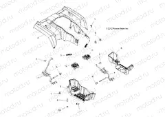 BODY | BODY, REAR CAB and FOOTWELLS - A13DH50AX/AZ (49ATVCABRR09SPTRG500)