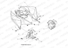 BODY | BODY, REAR CAB and HEEL POCKET - A10GJ45AA (49ATVCABRR10OUT)