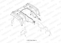 BODY | BODY, REAR CAB FOIL - A13DH50AX/AZ (49ATVCABFOIL08SPTRG500)