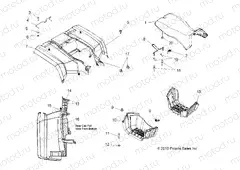 BODY | BODY, REAR CAB, SEAT and FOOTWELLS - A13MB46TH (49ATVCABRR11SP500)