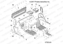 BODY | BODY, REAR CLOSE OFF, FENDERS AND FLOOR - R20RSX99A9/AA/AP/AX/B9/BA/BP/BX (C700143)