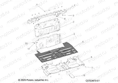 BODY | BODY, REAR CLOSEOFF, CENTER PANELS - Z22RME2KAG/BG/K2KAN/BN (C0703470-01)