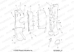 BODY | BODY, REAR CLOSEOFF, SIDE PANELS - Z22RME2KAG/BG/K2KAN/BN (C0704581-01)
