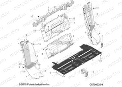 BODY | BODY, REAR CLOSEOFF - Z21R4F92AH/BH (C0704028-4)