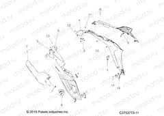 BODY | BODY, REAR FENDERS - Z22RME2KAG/BG/K2KAN/BN (C0703770-11)