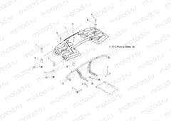 BODY | BODY, REAR RACK - A13MB46FZ (49ATVRACKMTGRR13HAWK)