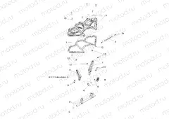 BODY | BODY, REAR RACK - A15SVA85FD (49ATVRACKMTGRR13850SCRAM)