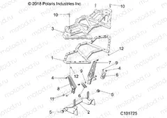 BODY | BODY, REAR RACK - A20SGE95AK (C101725)