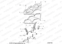 BODY | BODY, REAR RACK - A20SGE95AK (C101725)