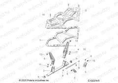 BODY | BODY, REAR RACK - A20SVA85A3 (C102374-5)