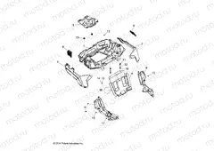 BODY | BODY, REAR RACK AND FENDERS - A15DAA32EA/EJ (49ATVRACKMTGRR15325E)