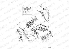 BODY | BODY, REAR RACK AND FENDERS - Z15VCE87AT/AV (700004)
