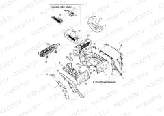 BODY | BODY, REAR RACK AND FENDERS - Z15VDE99AT/AL/AW/LP/EW/AO/AP/AZ/NV/NW/K99AA/AU (49RGRRACKMTG151000)
