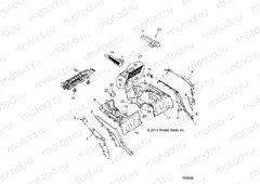 BODY | BODY, REAR RACK AND FENDERS - Z15VDE99FV (700028)