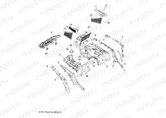 BODY | BODY, REAR RACK AND FENDERS - Z15VFE99AT/AV/AP (49RGRRACKMTG1510004)