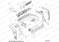 BODY | BODY, REAR RACK AND FENDERS - Z20A4E99AH/BH/LH (C701107)
