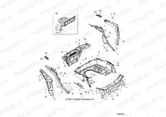 BODY | BODY, REAR RACK AND FENDERS - Z20A4E99AH/LH (702073)