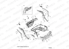 BODY | BODY, REAR RACK AND FENDERS - Z20A5A87B2/E87BP/BK/BX (702049)