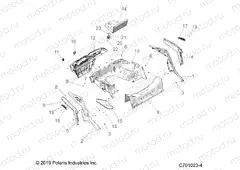 BODY | BODY, REAR RACK AND FENDERS - Z20A5K87BG (C701023-4)