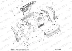BODY | BODY, REAR RACK AND FENDERS - Z20ASE99AH/LH/BH (C701078-1)