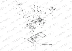 BODY | BODY, REAR RACK ASM. - A10DH50AX/AZ (49ATVRACKMTG08SPTRG500)