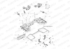 BODY | BODY, REAR RACK ASM. - A11DX55FL (49ATVRACKMTGRR11SPTRG550)