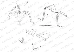 BODY | BODY, REAR SPAT MOUNTS - L15G2A/L15G4A/L15G6A/L15G6S (49GEMBODY13SPAT)