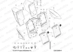 BODY | BODY, REAR STORAGE COMPARTMENTS - T20AAPHD/RHB ALL OPTIONS (C0513689-4)