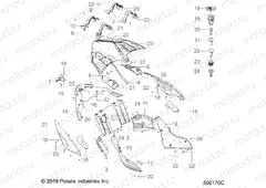 BODY | BODY, REAR - T20AAPHD/RHB ALL OPTIONS (500170C)