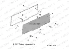 BODY | BODY, REAR WINDOW - R19RRU99/A/B (C700124-6)