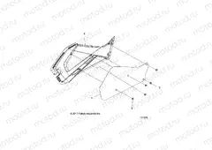 BODY | BODY, RIGHT HAND SIDE PANEL HEAT SHIELD AND HARDWARE 1 UP - A18SHS57CS/ES (101329)