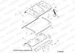 BODY | BODY, ROOF (STD AND PREP) - R19RRU99/A/B (C700560)