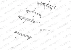 BODY | BODY, ROOF SUPPORTS - L15G2/4/6 ALL OPTIONS (49GEMBODY11ROOFSUP4)