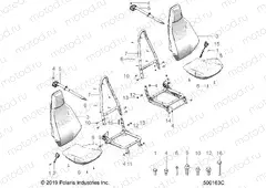BODY | BODY, SEAT AND SEAT BELT MOUNTING - T20AARGB ALL OPTIONS (500163C)