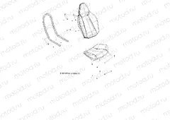 BODY | BODY, SEAT ASM. - A15DAA57EJ/EH/EEK (49ATVSEAT14325)