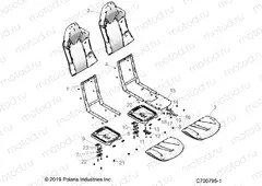 BODY | BODY, SEAT ASM. AND SLIDER - G20GAJ99AK/AS/BK/BS (C700795-1)