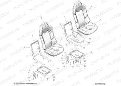 BODY | BODY, SEAT ASM. AND SLIDER - G23GXE99A/99B (C0702325-2)