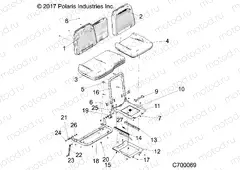BODY | BODY, SEAT ASM. AND SLIDER - R21RRM99AG (C700069)