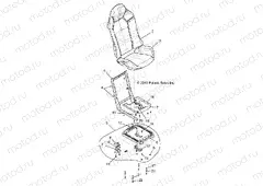 BODY | BODY, SEAT ASM. AND SLIDER - Z15VDE99FV (49RGRSEAT14RZR1000)