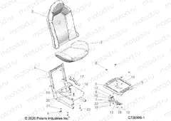 BODY | BODY, SEAT ASM. AND SLIDER - Z20NAE92KL (49RGRSEAT15RZR900)