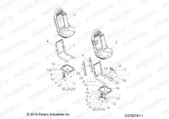 BODY | BODY, SEAT ASM. AND SLIDER - Z20P4E92AC/BC/F92AC (701020)