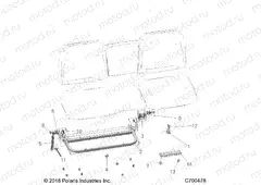 BODY | BODY, SEAT ASM. REAR FRAME - R19RSU99/A/B (C700478)