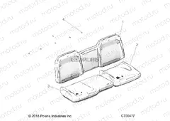 BODY | BODY, SEAT ASM. REAR - R20RSR99/A/B (C700477)
