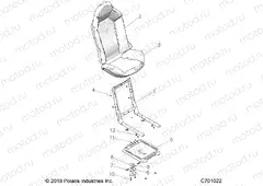 BODY | BODY, SEAT ASM. - Z20A5A87B2 (C701022)