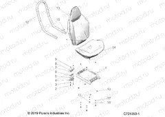 BODY | BODY, SEAT ASM. - Z20CHA57A2/E57AM (C701050-1)