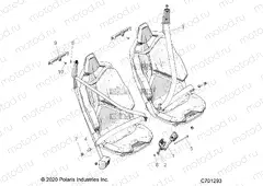 BODY | BODY, SEAT BELT MOUNTING, FRONT, STANDARD - Z21R4F92AH/BH (C701293)